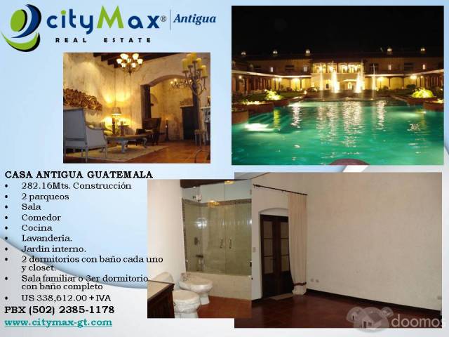 CITYMAX VENDE CASA EN CONDOMINIO ANTIGUA GUATEMALA - Image 1
