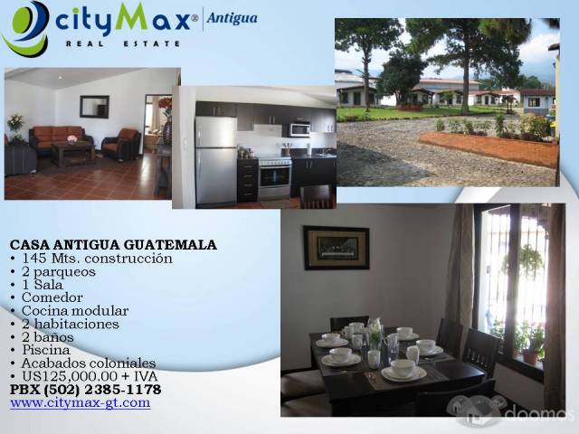 CITYMAX VENDE CASA ANTIGUA GUATEMALA CON PISCINA - Image 1