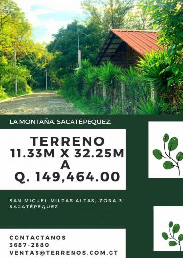 Terrenos en Sacatépequez. Guatemala. - Image 1