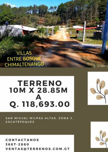 Terrenos en Chimaltenango - Image 1