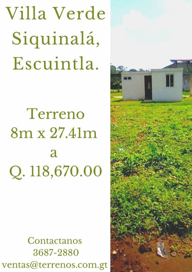 Terrenos en Siquinalá, Escuintla - Image 1
