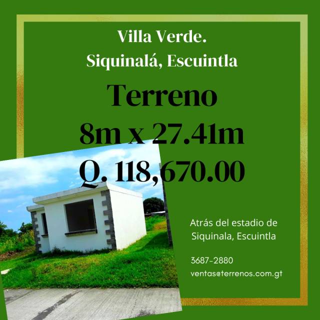 Siquinalá, Escuintla, terrenos en venta - Image 1