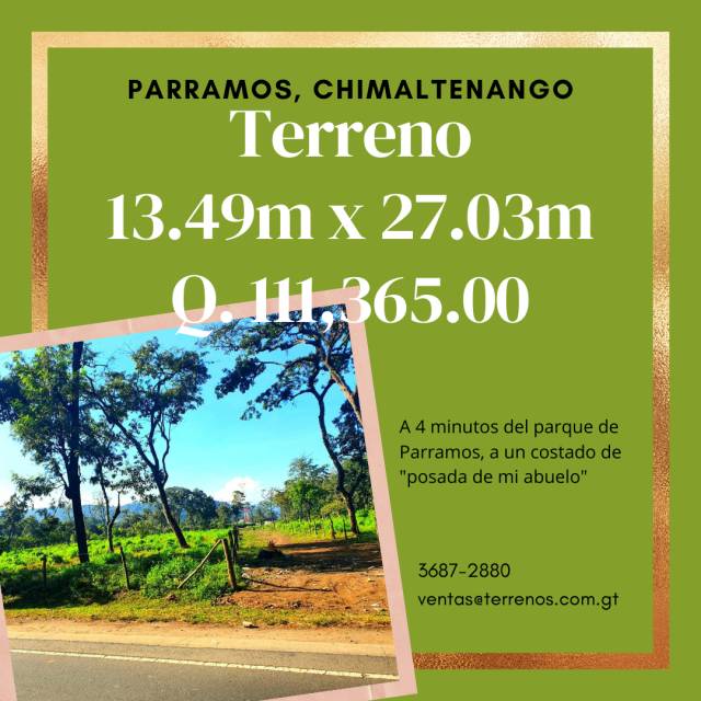 Parramos, Chimaltenango, terrenos en venta - Image 1