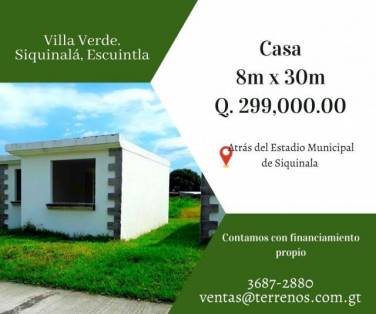 Casa en venta en Siquinalá - Image 1