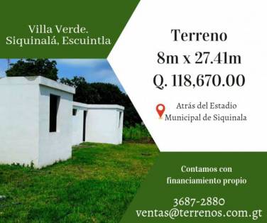Terrenos en venta en Siquinalá - Image 1