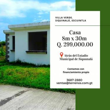 Ultima casa en venta en Siquinala - Image 1
