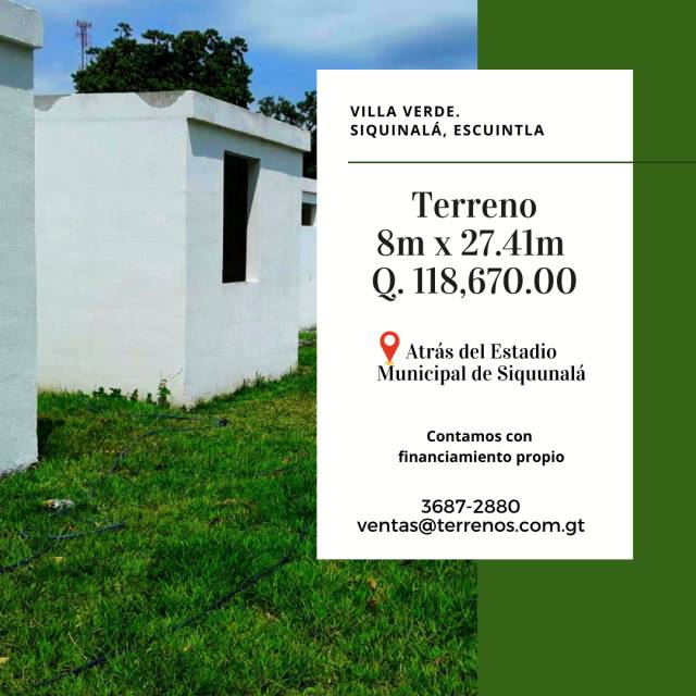 Siquinala, terrenos en venta - Image 1
