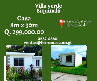 Casa en Siquinalá a la venta - Image 1