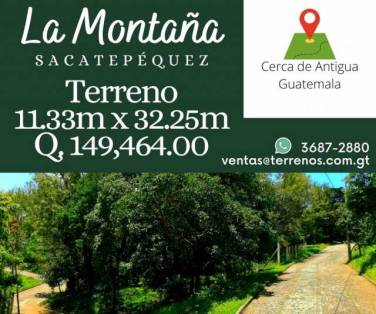 Terrenos Cerca de Antigua Guatemala en venta - Image 1