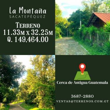 Cerca de Antigua Guatemala, terrenos en venta - Image 1
