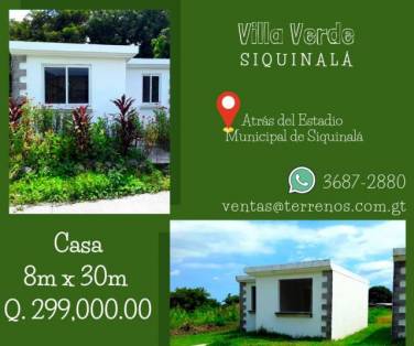 Casa disponible en Siquinalà - Image 1