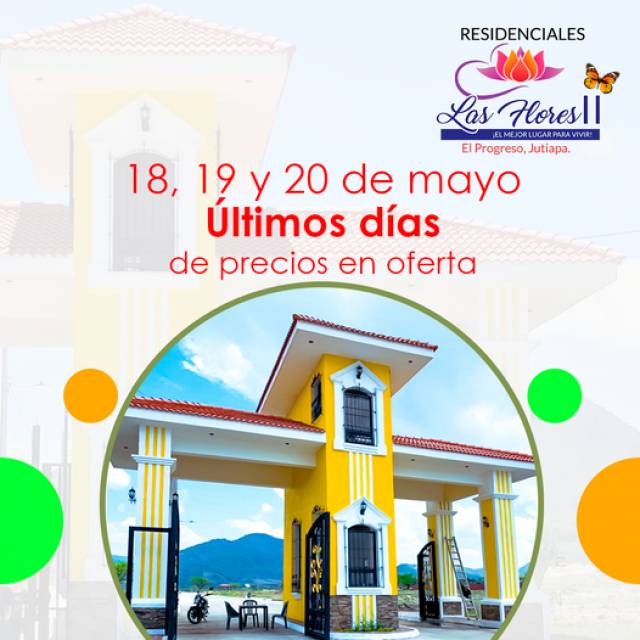 Terrenos residenciales Las Flores 2 9x18mts El Progreso-Jutiapa Cel:40288047 - Miniatura 8