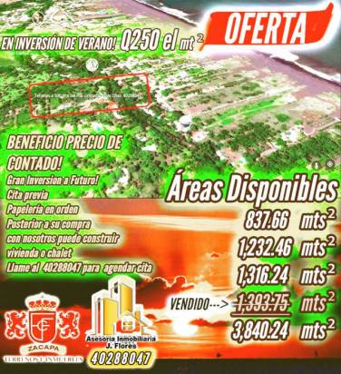 Vendo Terrenos A Q250xmt2 en Lindamar Puerto San José. Cel: 40288047 - Image 1