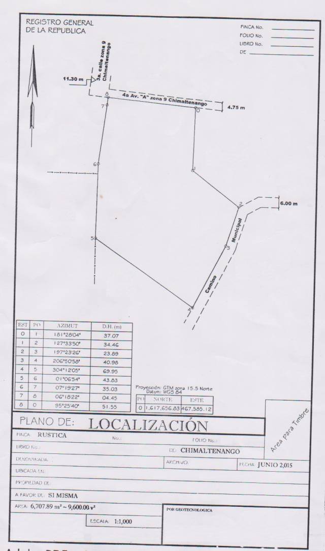 Vendo Terreno en Chimaltenango INF 5805-0508 / 5835-4656 - Miniatura 7