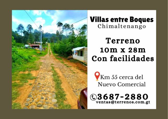 Venta. Terrenos en Chimaltenango con facilidades - Image 1