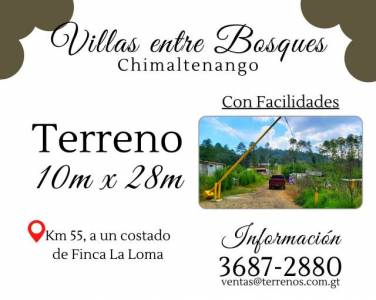 Te gustaría vivir en Chimaltenango sin pagar una fortuna y con facilidades?