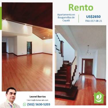 Alguilo Apartamento de lujo en Zona 15 - Image 1