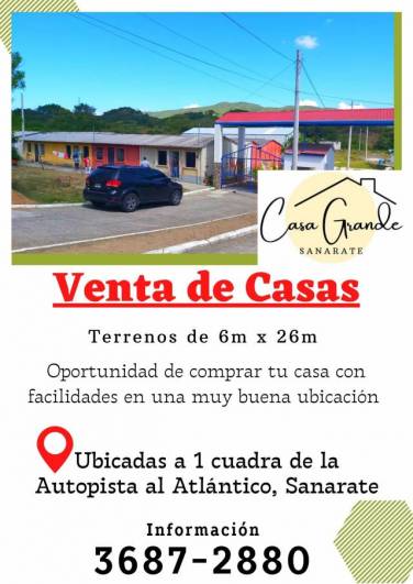 Casas con facilidades en Sanarate - 1