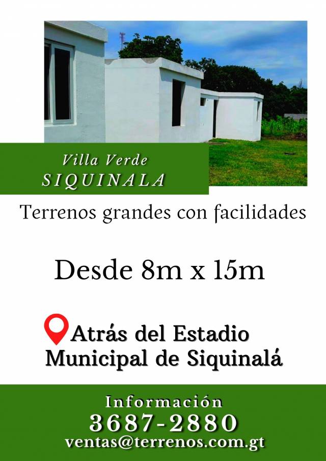 Terrenos a buen precio en Siquinala - Image 1