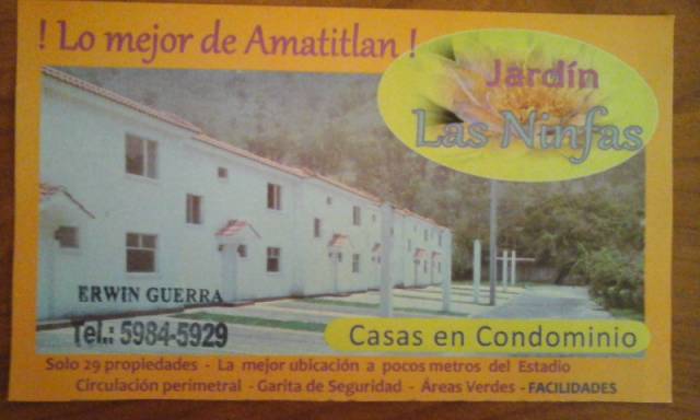 Ultima Casa nueva en condominio en Las Ninfas, Amatitlan - Image 1