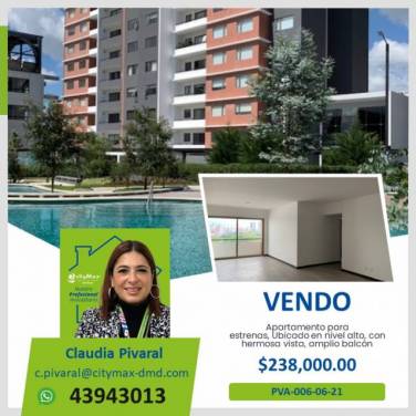 VENDO APARTAMENTO PARA ESTRENAR ZONA 14 - Image 1