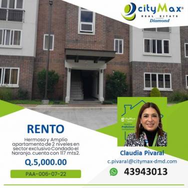 RENTO Apartamento amplio en condado el naranjo - Image 1
