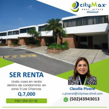 SE RENTA CASA EN LAS CHARCAS ZONA 11 - Image 1
