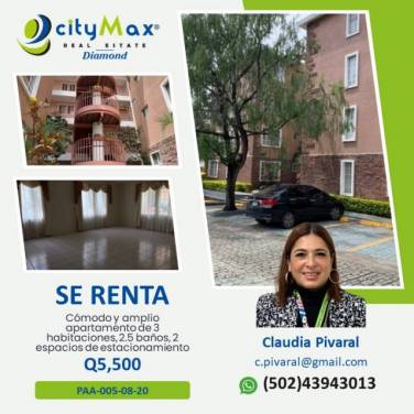SE RENTA APARTAMENTO EN ZONA 13, INCLUYE MANTENIMIENTO - Image 1
