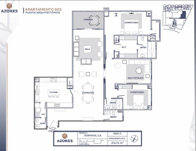 APARTAMENTO EN VENTA EN AZORES ZONA 15 - Miniatura 3