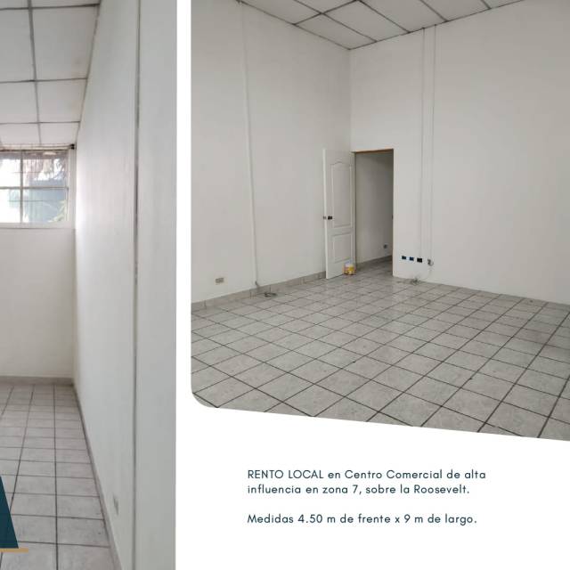 RENTO LOCAL COMERCIAL EN CALZADA ROOSEVELT - Image 2