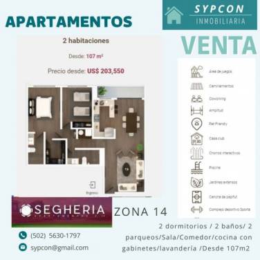 Apartamento zona 14 nuevos - Image 1