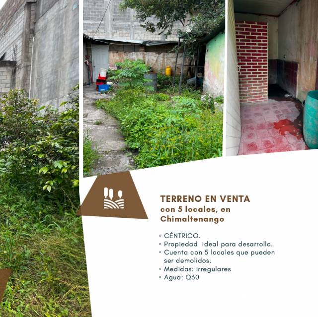 VENDO TERRENO EN EL CENTRO DE CHIMALTENANGO,IDEAL PARA NEGOCIO - Miniatura 2