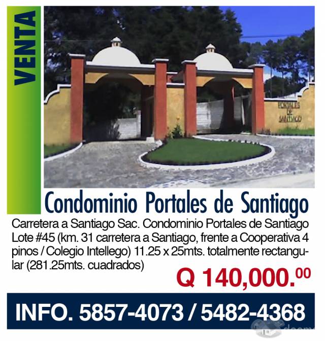 Terreno Residencial Portales de Santiago - Image 1