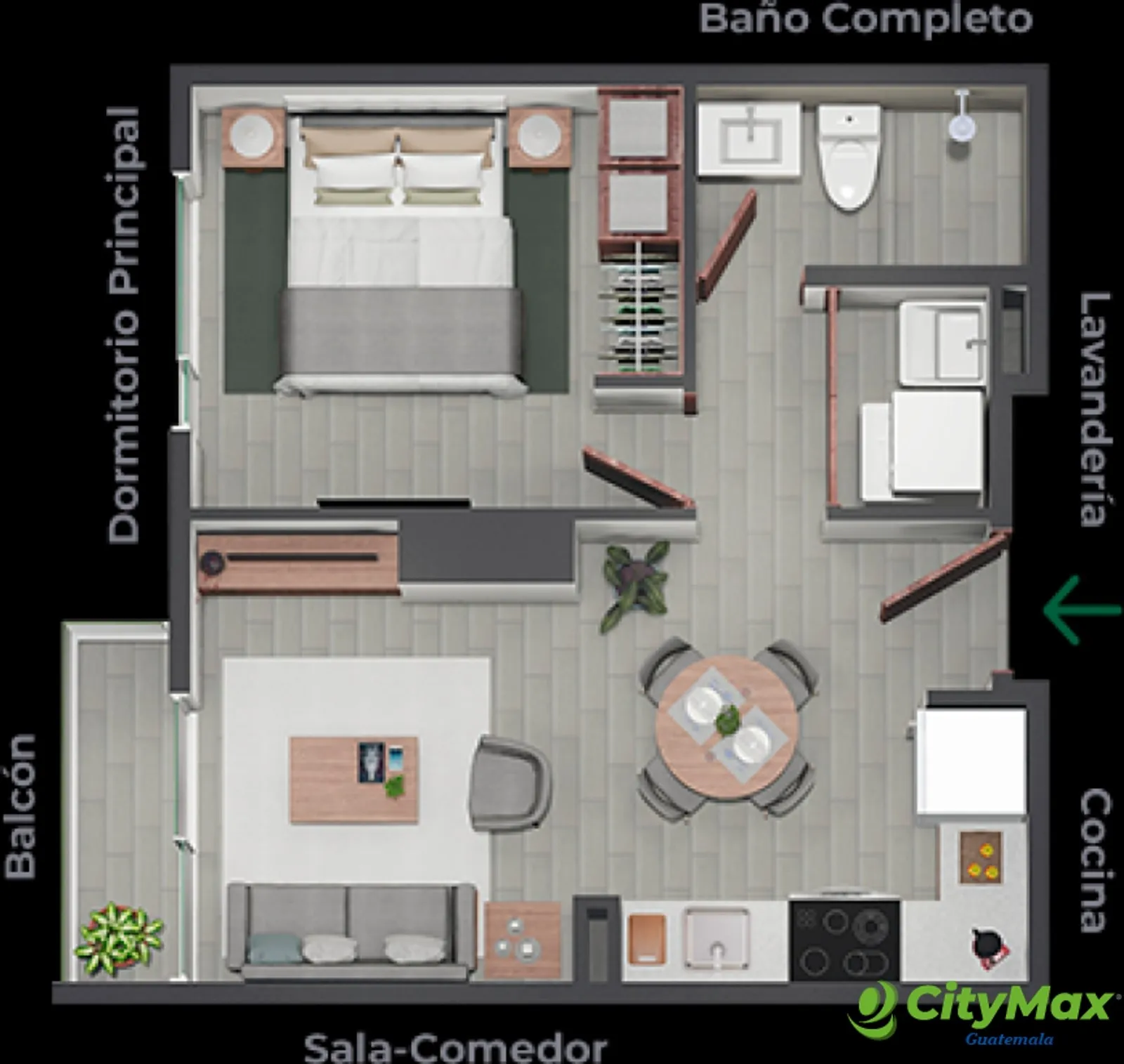Apartamento en venta en planos zona 15 - Miniatura 8