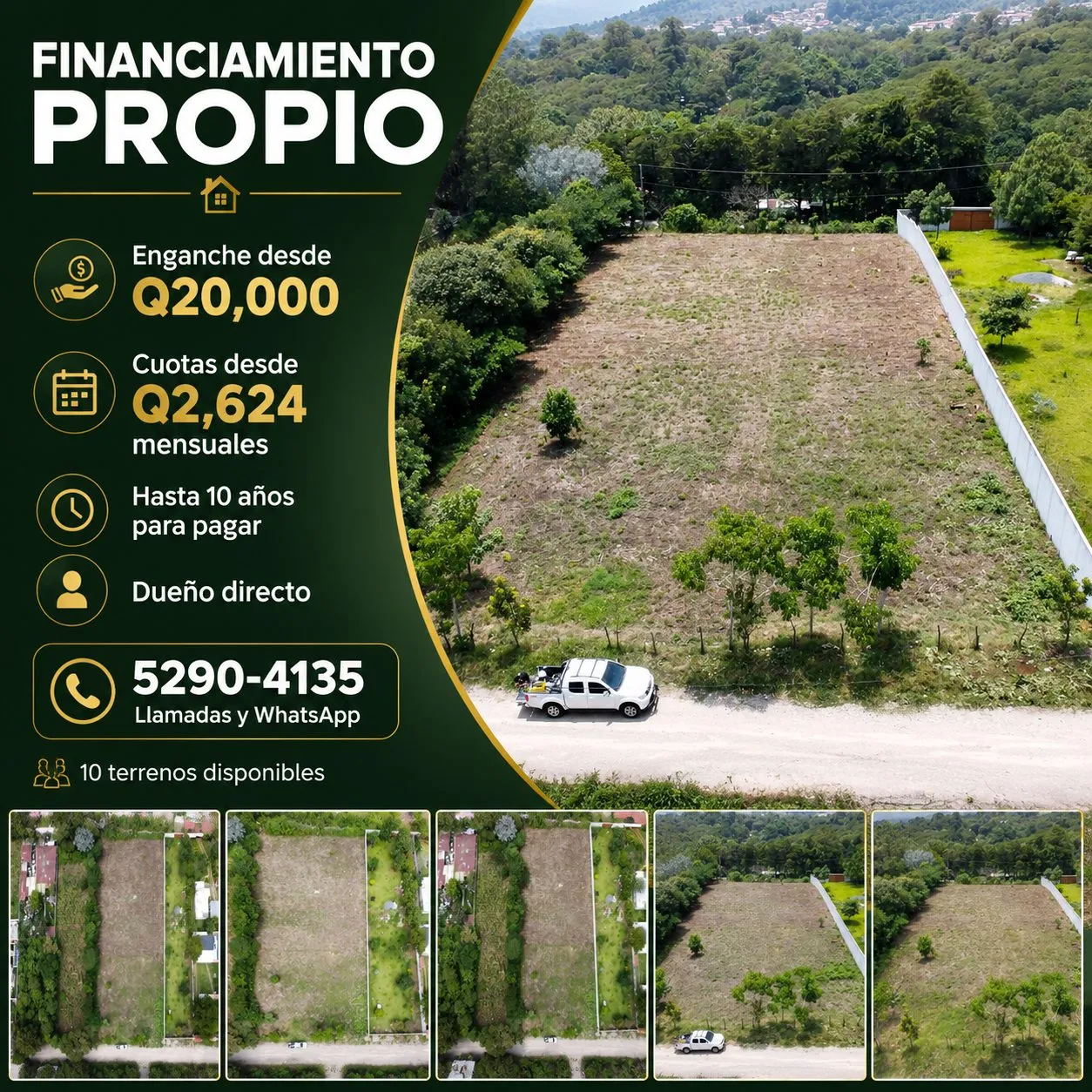 Lotes residenciales 8x15 en Fraijanes | Financiamiento propio - 5